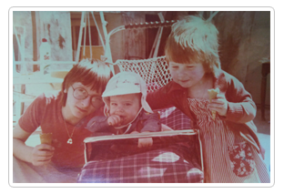 Die drei Kinder mit Eis in den Venen